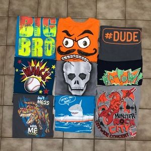 Children’s Place lot of short sleeve graphic tees
